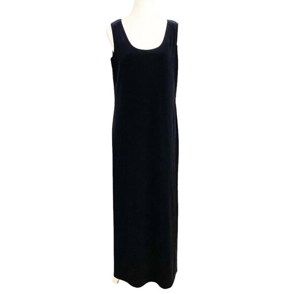 Helene Blake Dresses & Skirts - HELENE BLAKE EVENING VINTAGE BLACK VELVET SLEEVELESS EVENING LONG DRESS -  8